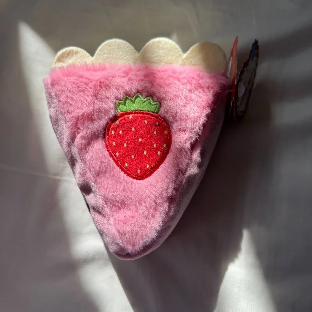 NWT Bark Box Straw Betty Cheesecake, Sweetie Pie's Bakery Pink, Size L 50+ lbs